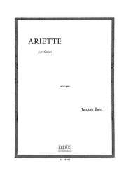 ARIETTE : POUR GUITARE - Jacques Ibert