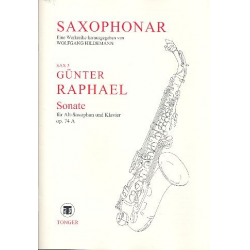 Sonate op.74a für Altsaxophon -Günter Albert Rudolf Raphael