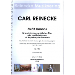 12 Canons op.163 -Carl Reinecke
