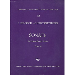 Sonate op.94 für Violoncello - Heinrich von Herzogenberg