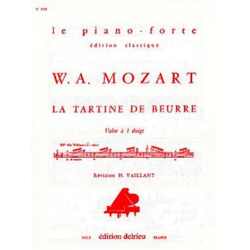 La tartine de beurre pour piano -Wolfgang Amadeus Mozart