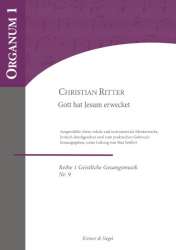 Gott hat Jesum erwecket - für Soli, gem Chor und Orchester Partitur und Orchesterstimmen -Christian Ritter