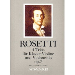 4 Trios op.7 Band 2 (Nr. 3-4) -Francesco Antonio Rosetti (Rößler)