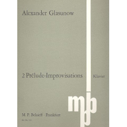 2 Prélude-Improvisations -Alexander Glasunow