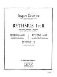 Rythmus 1 et 2 : pour 4 instruments -Jacques Delecluse