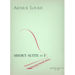 Short Suite in F for piano -Arthur Lourie