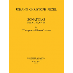 Sonatinen 61, 62, 65, 66 -Johann Christoph Pezel