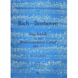 Fuge b-Moll BWV867 für 2 Violinen, -Johann Sebastian Bach