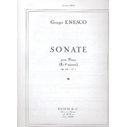 Sonate fa dièse mineur op.24 no.1 -George Enescu