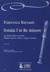 Sonata re minore no.1 per flauto dolce contralto -Francesco Barsanti