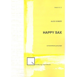 Happy Sax : für Altsaxophon und Klavier -Alois Wimmer