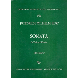 Sonate für Viola und Klavier -Friedrich Wilhelm Rust