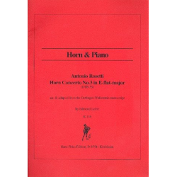 Concerto No.3 in E-flat-major for corno -Francesco Antonio Rosetti (Rößler)