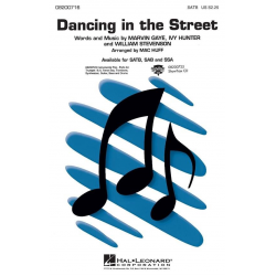 Dancing in the Street -Marvin Gaye & Ivy Hunter / Arr.Mac Huff