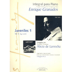 Integral para piano vol.5 Juveniles 1 -Enrique Granados