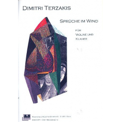 Sprüche im Wind für Violine -Dimitri Terzakis