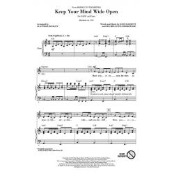 Keep Your Mind Wide Open -Matthew Gerrard & Robbie Nevil / Arr.Alan Billingsley