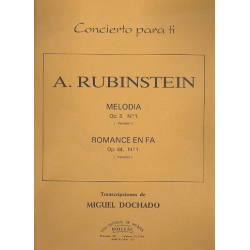 Melodia op.3,1  y  Romcane en fa op.44,1 -Anton Rubinstein