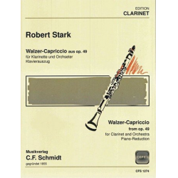 Walzer Capriccio aus op.49 : für Klarinette -Robert Stark