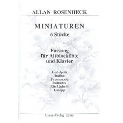 Miniaturen 6 leichte Stücke für -Allan Rosenheck
