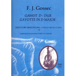 Gavotte in D major -François-Joseph Gossec