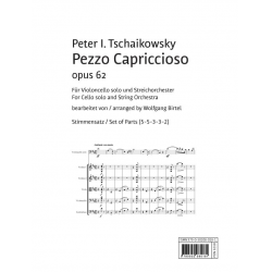 Pezzo capriccioso op.62 -Piotr Ilich Tchaikowsky (Pyotr Peter Ilyich Iljitsch Tschaikovsky)