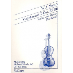 Konzert G-Dur KV216 für Violine -Wolfgang Amadeus Mozart