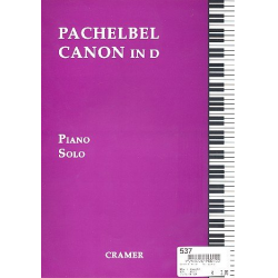 Canon D major for piano -Johann Pachelbel