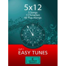 5x12 - Easy Tunes - C-Instrumente (Bassschlüssel) -Traditional / Arr.Stewart Burgess