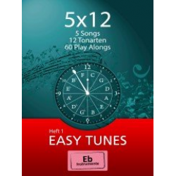 5x12 - Easy Tunes - Eb-Instrumente -Traditional / Arr.Stewart Burgess