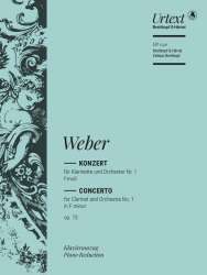 Klarinettenkonzert Nr. 1 f-moll op. 73 -Carl Maria von Weber / Arr.Friedrich Hermann