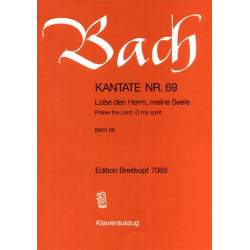 Kantate BWV 69 Lobe den Herrn, meine Seele - Johann Sebastian Bach / Arr. Günter Raphael