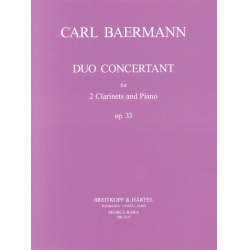 Duo concertant op. 33 -Carl Baermann