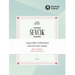 Ausgewählte Violinstudien -Otakar Sevcik