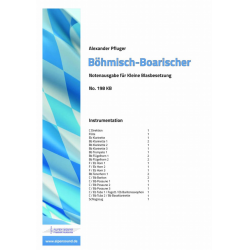 Böhmisch-Boarischer - Kleine Blasbesetzung -Alexander Pfluger / Arr.Alexander Pfluger