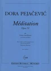Méditation op.51 für Violine und Klavier -Dora Pejacevic / Arr.Tomislav Butorac