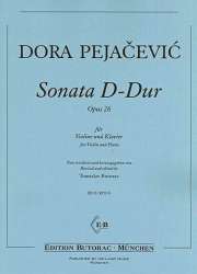 Sonate D-Dur op.26 für Violine und Klavier -Dora Pejacevic / Arr.Tomislav Butorac