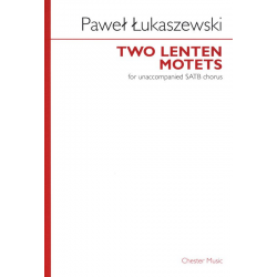 Two Lenten Motets -Pawel Lukaszewski