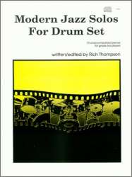 Modern Jazz Solos For Drum Set (Book with mp3) -Rich Thompson