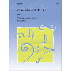 Concerto In Bb K 191 (Rondo) -Wolfgang Amadeus Mozart / Arr.Richard Fote