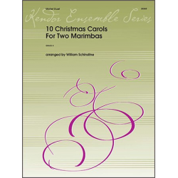 10 Christmas Carols For Two Marimbas***(Digital Download Only)*** -Traditional / Arr.William J. Schinstine