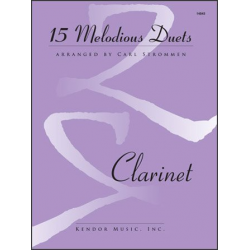 15 Melodious Duets- Bb Clarinet -Diverse / Arr.Carl Strommen