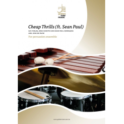 Cheap Thrills ft. Sean Paul -Greg Kurstin and Sean Paul Henriques Sia Furler / Arr.Jens De Pauw