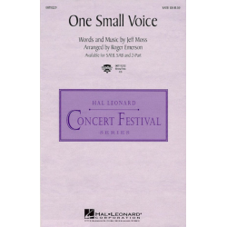 One Small Voice (2-Part) -Jeff Moss / Arr.Roger Emerson