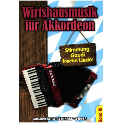 Wirtshausmusik für Akkordeon - Band 18