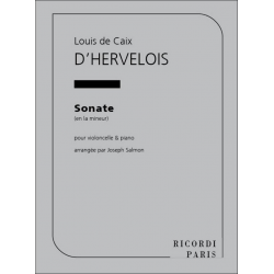 Sonate la mineur pour -Louis de Caix de Hervelois