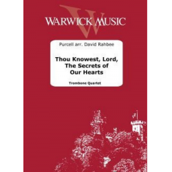 Thou Knowest, Lord, The Secrets of Our Hearts -Henry Purcell / Arr.David Rahbee