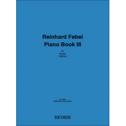 Reinhard Febel : Piano book III