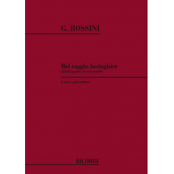 Bel Raggio Lusinghier : per soprano -Gioacchino Rossini
