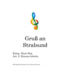 Gruß an Stralsund -Uwe Krause-Lehnitz